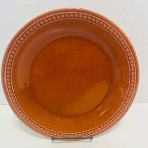 Pier 1 SPICE ROUTE PUMPKIN Salad/Dessert Plates Beaded